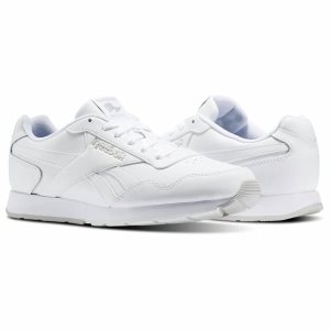 Reebok Royal Glide Turnschuhe Herren - Weiß/Grau/Königsblau - DE 871-OMX